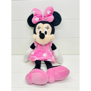 Disney Minnie Mouse‎ Plush Pink Polka Dots Hair Bow and Skirt